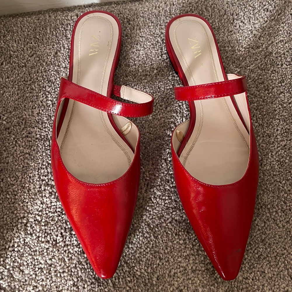 Zara  slip on mules